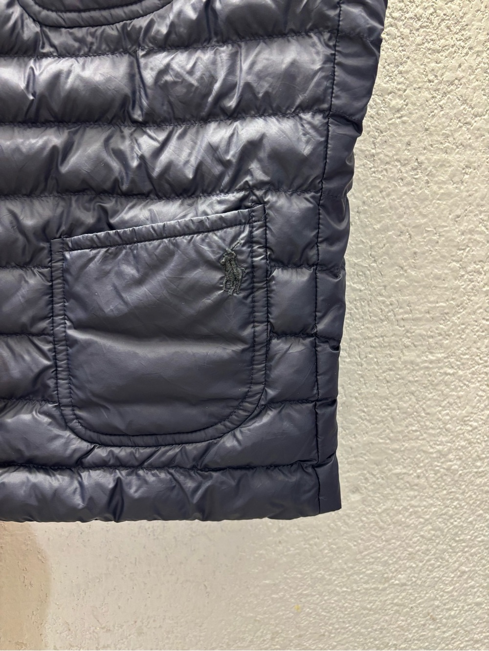 Ralph Lauren Navy Quilted Down Vest - Picture 6 of 10